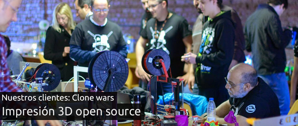 Impresoras 3D de CloneWars, open source